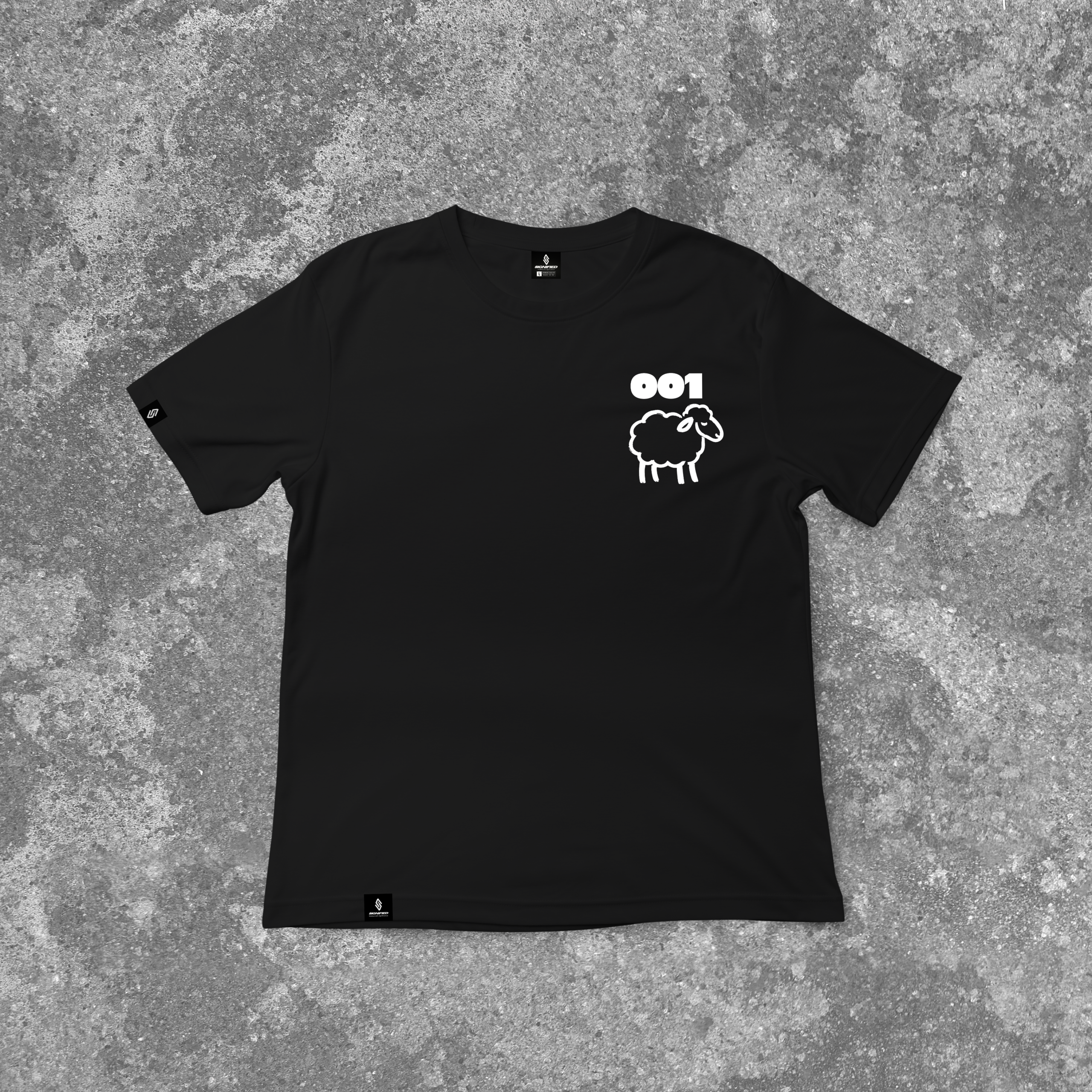 Lost Sheep — Black White Print