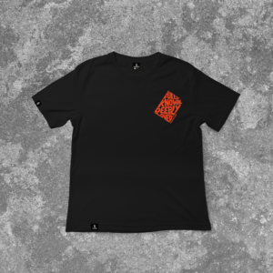 Fully Known — Black Orange Print
